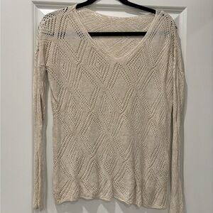 Brandy Melville Cream Knit Sweater